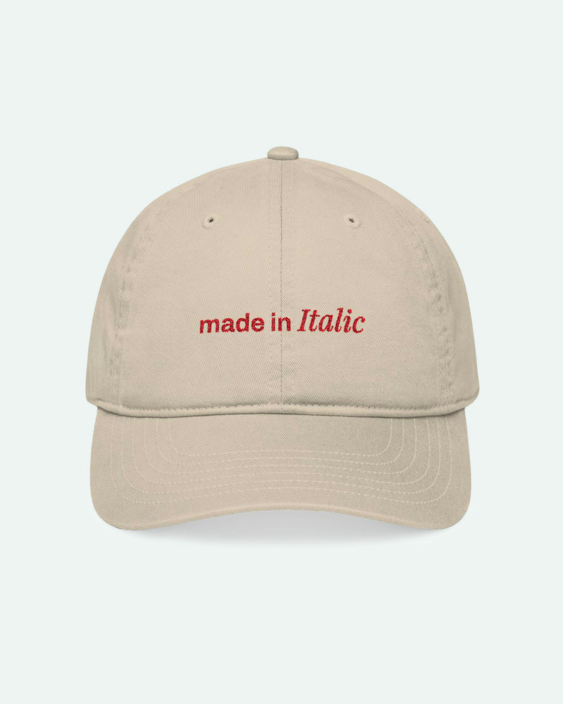 Made in italic